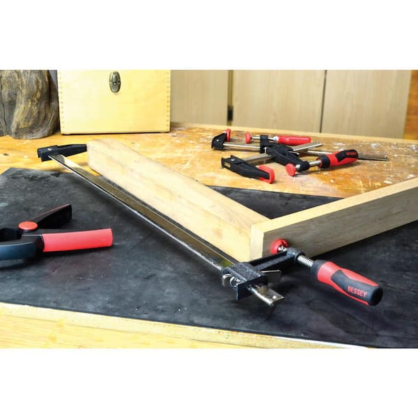 Bessey Tools GSCC4PK - Set, clutch style bar clamps (2 x 6 IN, 2 x 12 IN)