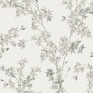 Forsythia Steel Non Woven Unpasted Removable Strippable Wallpaper