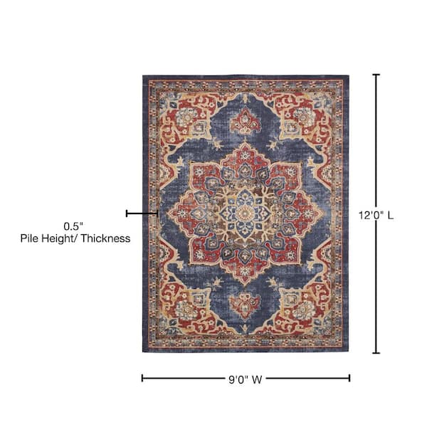 ABREEZE Boho Runner Rug 2x6 Nonslip Hallway Runner Rug Waterproof Kitchen  Runner Soft Foldable Laundry Room Rug Washable Runner Rug for Kitchen  Entryway Bath Runner