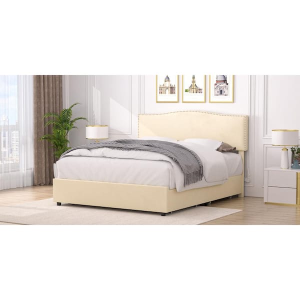 floowページ Amazon.com: Allewie Full Size Metal Platform Bed Frame with