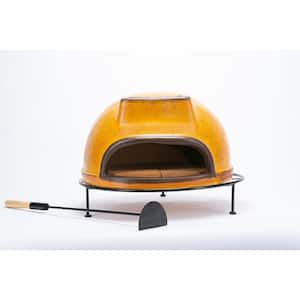 Florencia Talavera Clay Countertop Wood-Fired Outdoor Pizza Oven