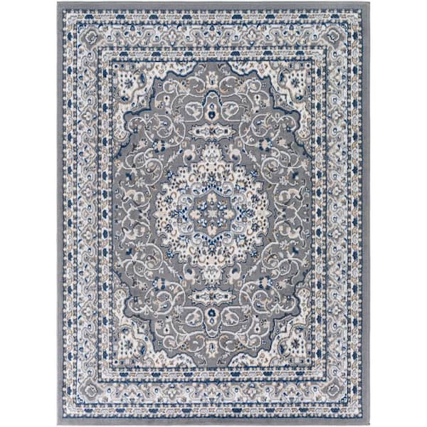 Artistic Weavers Frank Gray 7 ft. x 9 ft. Indoor Area Rug
