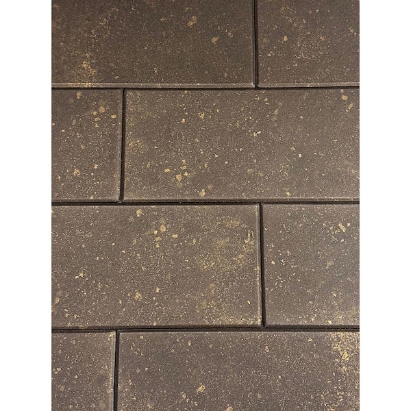 A La Maison Ceilings Rusted Steel 0.5 ft. x 3 ft. Glue up Foam Wood Ceiling Tile Planks (156 sq. ft./case)