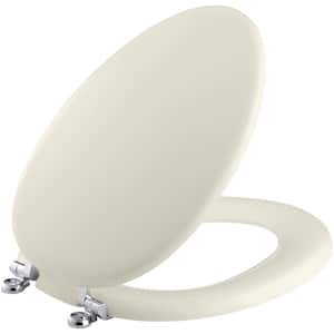 Kathryn Elongated Closed Front Toilet Seat in Biscuit