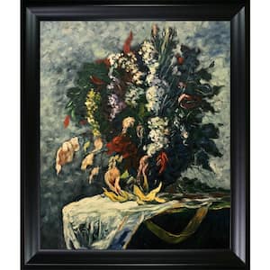 Untitled (Still Life) by Edward Mitchell Bannister Black Matte Framed Nature Oil Painting Art Print 25 in. x 29 in.
