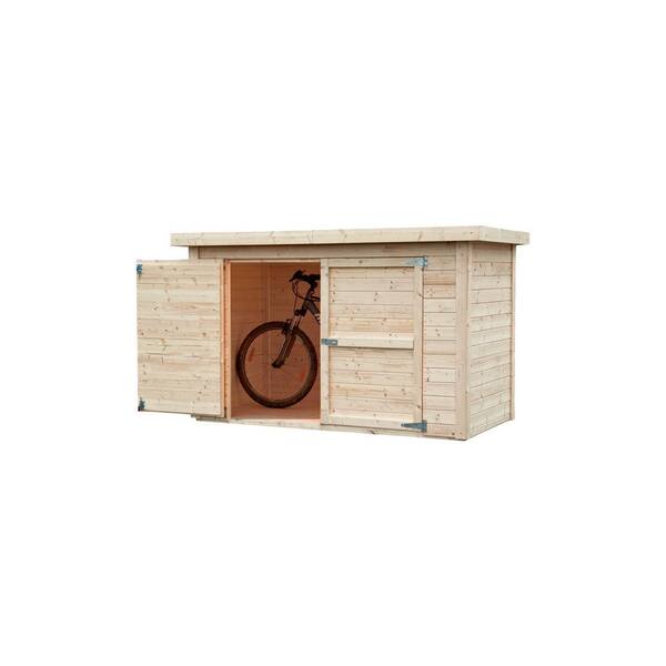 BOSMERE Bertilo Wall-Store 6-3/4 ft. W x 3-1/2 ft. D x 4-1/2 ft. H Wood Storage Shed (22 sq. ft.)