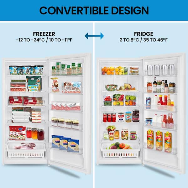 KENMORE 32.76 in. 21 cu.ft. Convertible Freezer, Frost Free