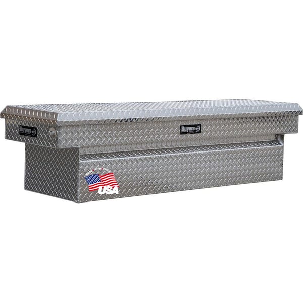 18 x 27 x 71 in. Diamond Tread Aluminum Crossover Truck Tool Box