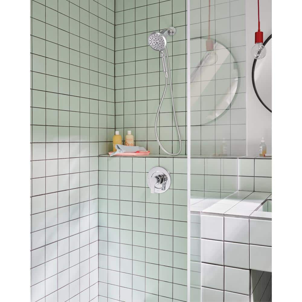 Chrome Multi-Head Handheld Shower with Magnetix Docking
