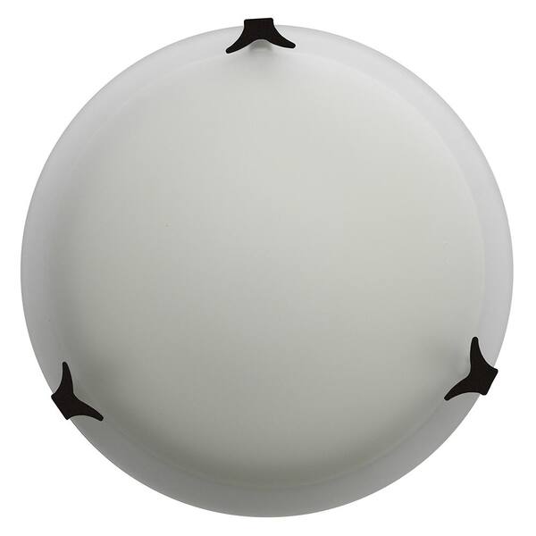 Filament Design 2-Light Ebony Bronze Flushmount