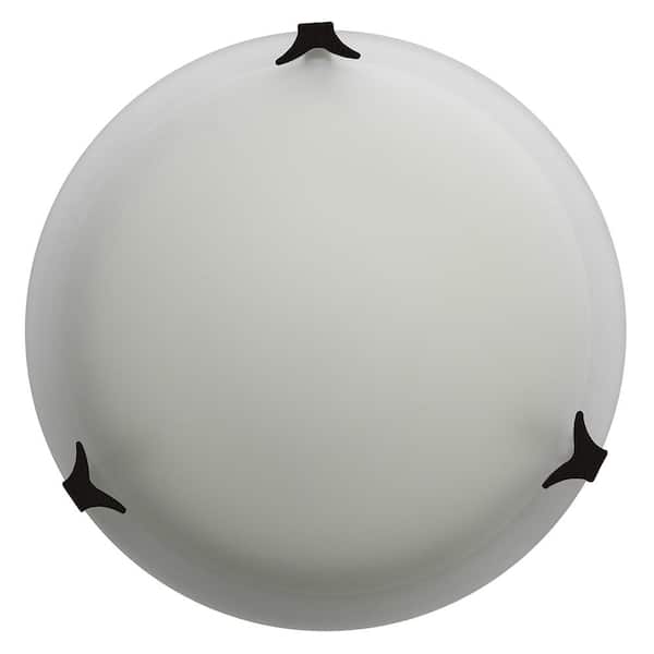 Filament Design 3-Light Ebony Bronze Flushmount