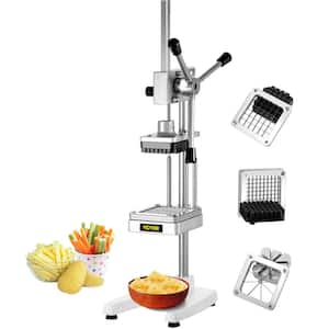French Fry Cutter 4 Blades Commercial Chopper Vegetable Fruit Dicer for Potato Carrot Cucumber Onion Mushroom