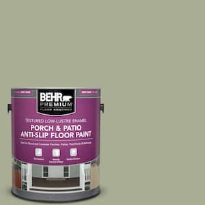1 gal. #S380-4 Bay Water Textured Low-Lustre Enamel Interior/Exterior Porch and Patio Anti-Slip Floor Paint