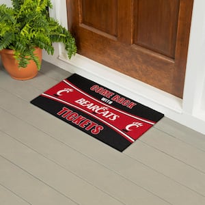 University of Cincinnati 28 in. x 16 in. PVC "Come Back With Tickets" Trapper Door Mat