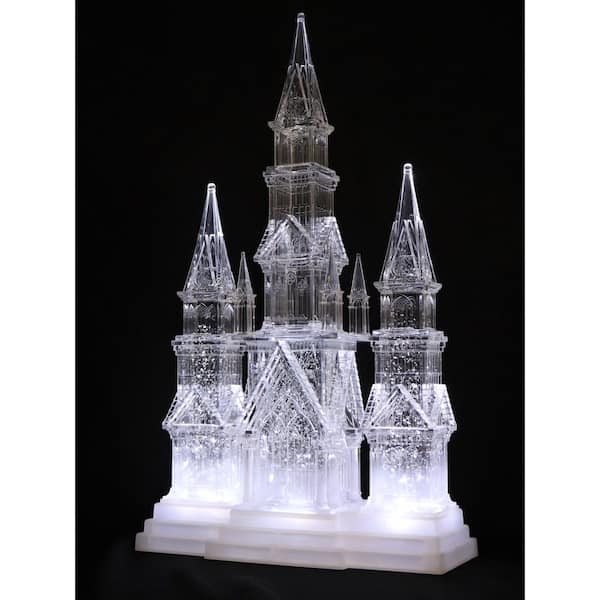 Northlight LED Lighted Winter Church Acrylic Christmas Decoration