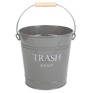 Pail Waste Can in Gray
