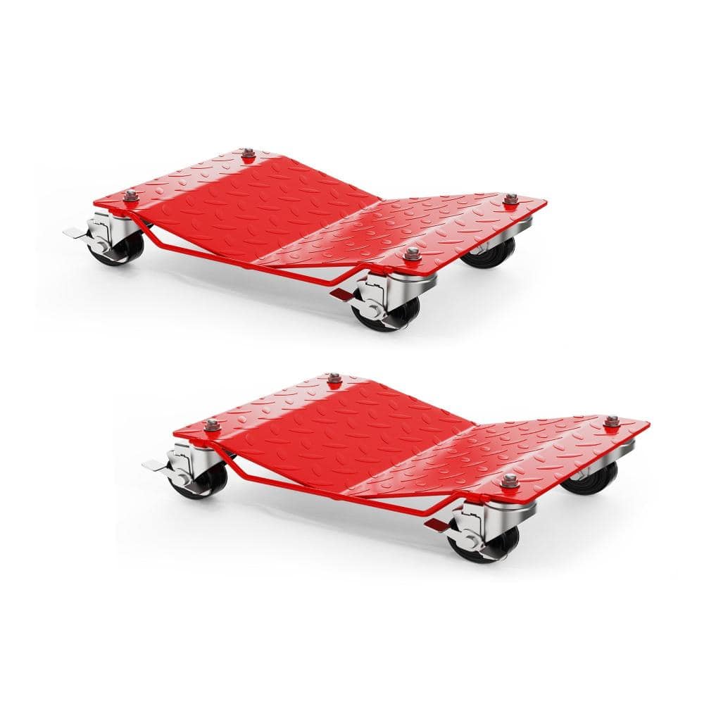 Car Dolly Set of 2, 3000 LBS Capacity Car Wheel Dolly with Lock, Wheel Dollies for Vehicle Moving, Garage Auto Repair price history on PriceWatchPro