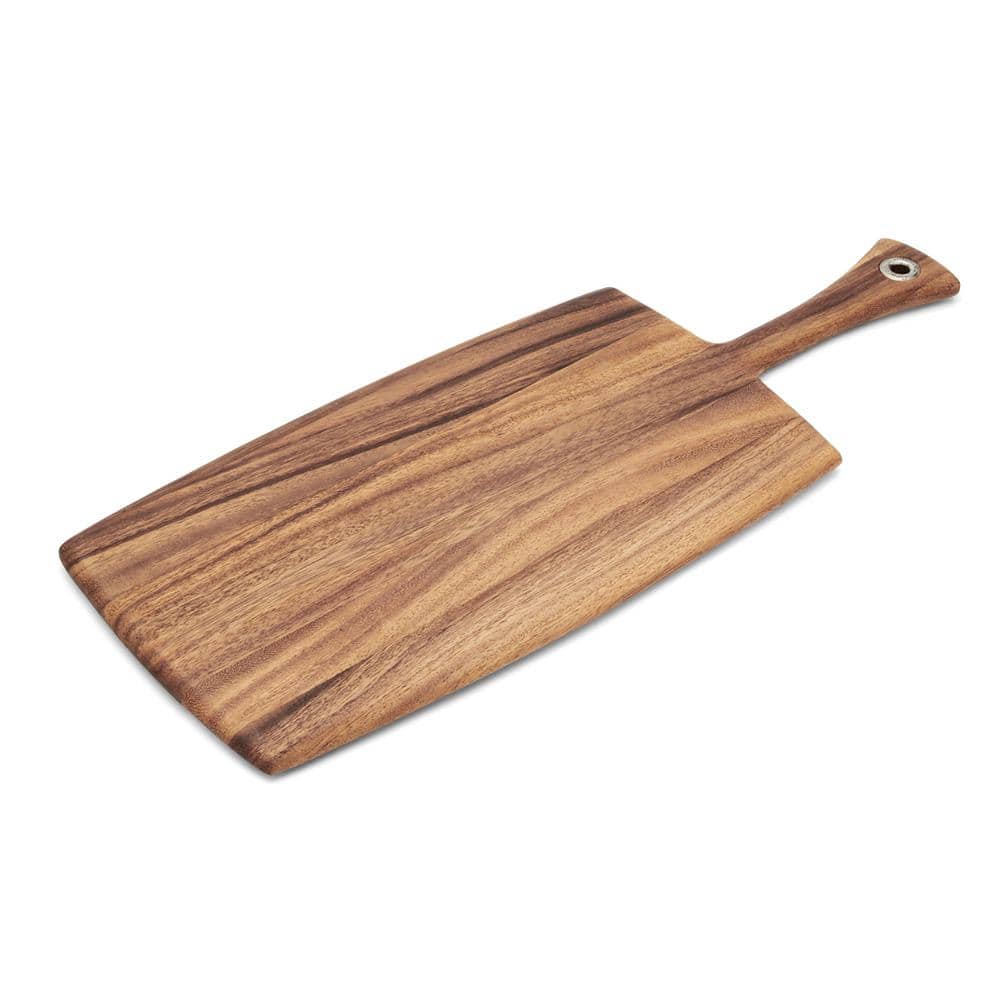 Large Wooden Serving Paddle Board  Beautiful Bamboo Charcuterie Board