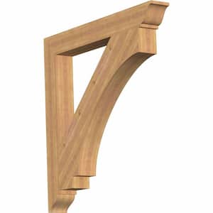 5.5 in. x 48 in. x 48 in. Western Red Cedar Imperial Traditional Smooth Bracket