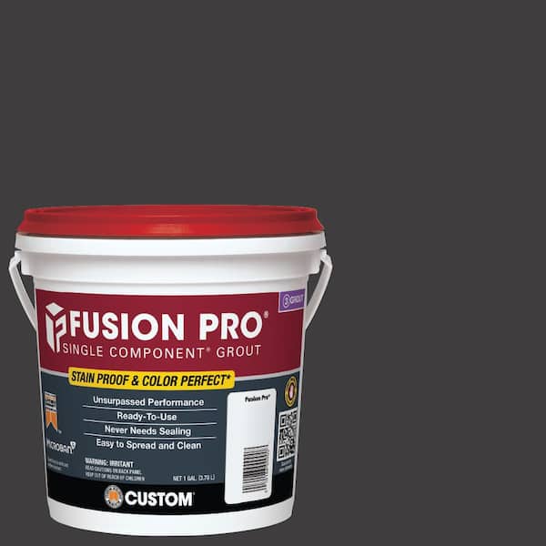 Custom Building Products Fusion Pro #60 Charcoal 1 gal. Single Component Stain Proof Grout