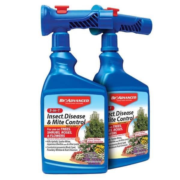 32 oz. Ready-to-Spray 3-in-1 Insect, Disease and Mite Control (2-Pack)