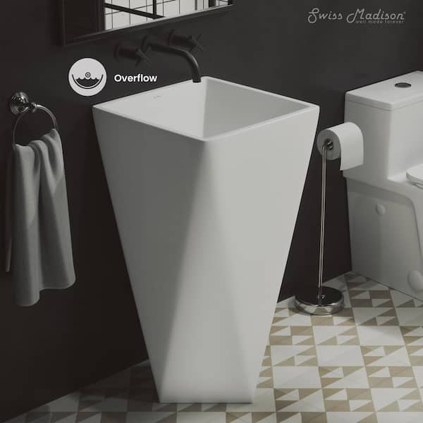 Swiss Madison Brusque 18.12 in. x 18.12 in. Ceramic One-Piece