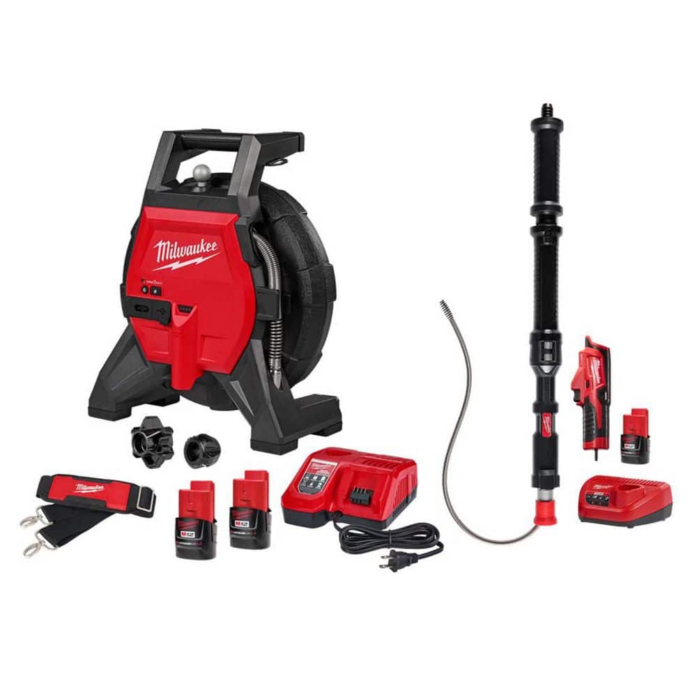 M12 65FT Ultra Flex Sewer Camera Kit with M12 Trap Snake 12V Lithium-Ion Cordless price history on PriceWatchPro