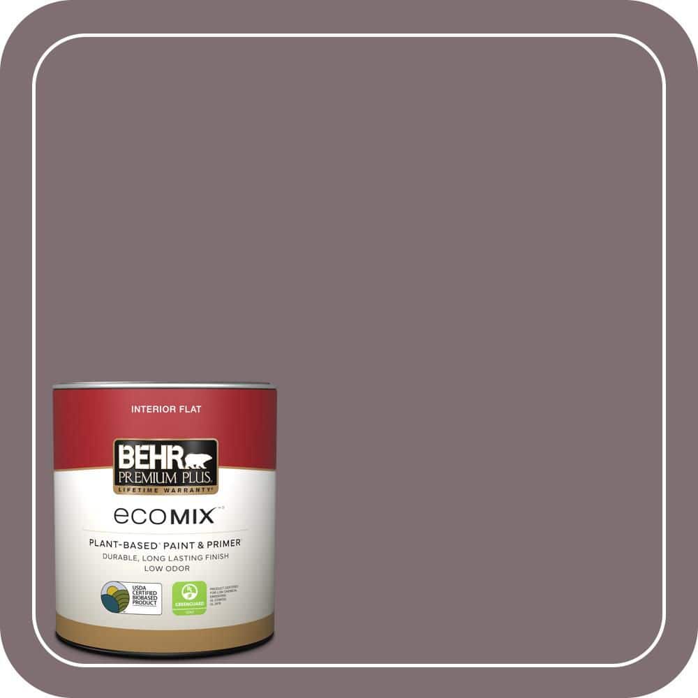 1 qt. #N110-5 Royal Raisin Flat EcoMix Plant-Based Interior Paint & Primer price history on PriceWatchPro