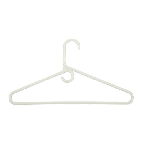 White Hangers Clothes Heavy Duty Non Slip Hangers (50 & 100 Pack) for Home