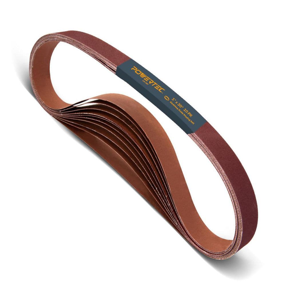 1 in. x 30 in. 120-Grit Aluminum Oxide Sanding Belt for WEN 6515T/ Bucktool Belt and Disc Sander (10-Pack) price history on PriceWatchPro