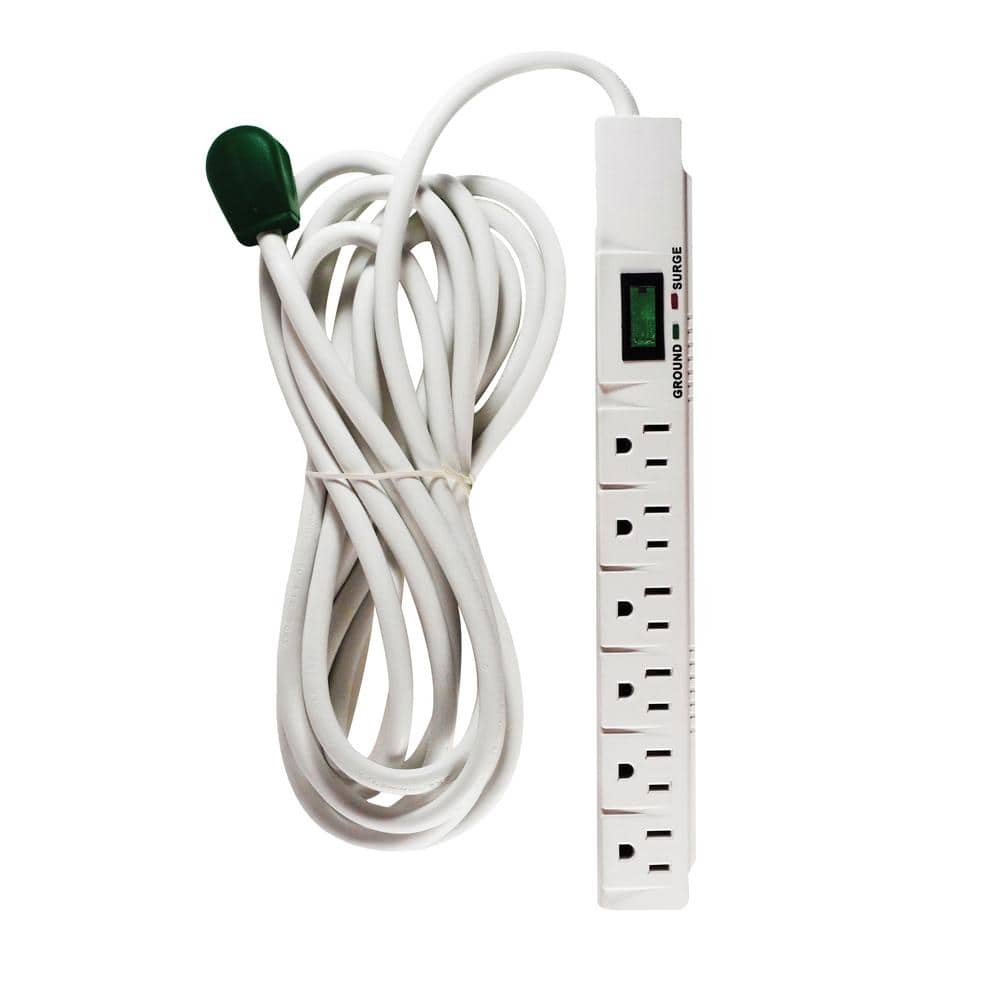 6 Outlet Surge Protector w/ 15 ft. Heavy Duty Cord price history on PriceWatchPro