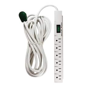 6 Outlet Surge Protector w/ 15 ft. Heavy Duty Cord