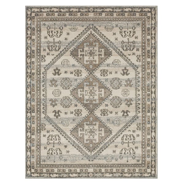 Mohawk Home Endfield Gray 5 ft. 3 in. x 8 ft. Area Rug