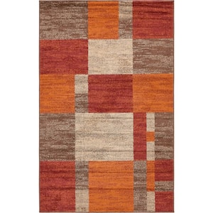 Unique Loom Autumn Providence Multi 9' 0 x 12' 0 Area Rug 3138285 - The ...