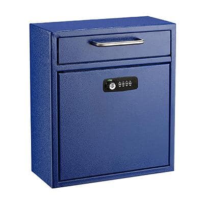 AdirOffice Medium Drop Box Wall Mounted Locking Mailbox with Key