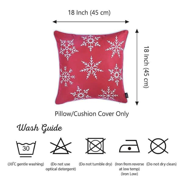 MIKE Co. NEW YORK Decorative Christmas Snowflakes Single Throw