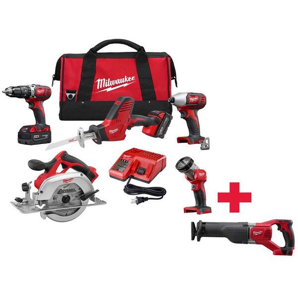 Milwaukee M18 18V Lithium-Ion Cordless 1/2 in. Hammer Drill/Driver  (Tool-Only) 2607-20 - The Home Depot