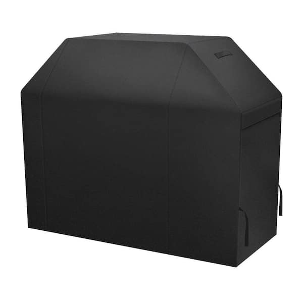 60 in. Black Grill Cover Waterproof BBQ Grill Cover