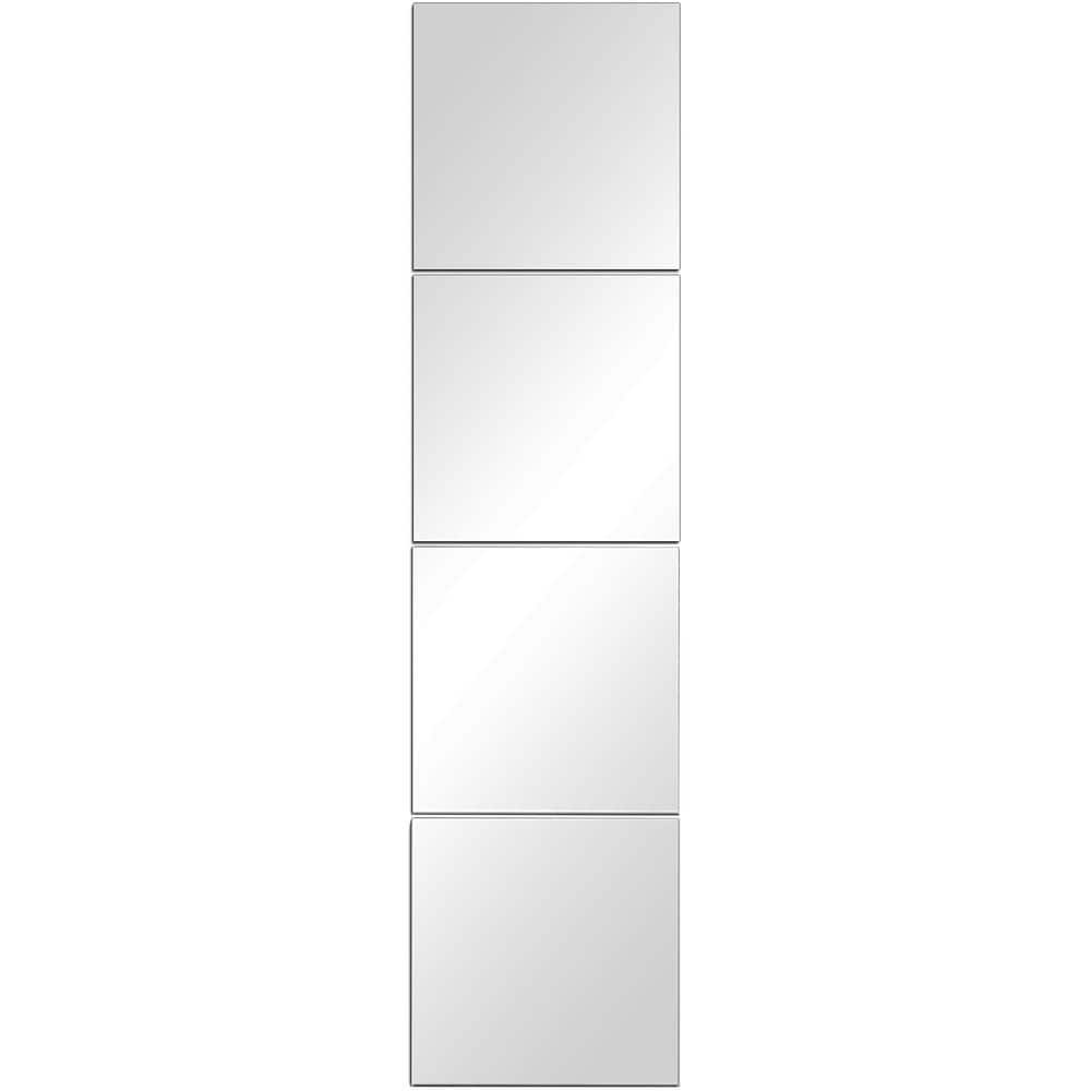 Wall Mirrors Flexible Real Glass Flat Frameless