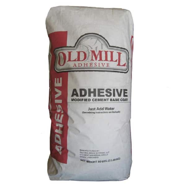 Unbranded 20 in. x 10 in. x 5 in. Old Mill Thin Brick Systems 50 lbs. Adhesive
