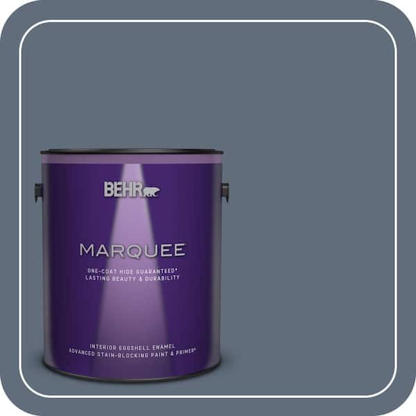 BEHR MARQUEE 1 gal. #BNC-29 Dark Room Eggshell Enamel Interior Paint & Primer