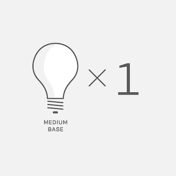 Generation Lighting - Bakersville 1-Light Black Outdoor Post Lantern