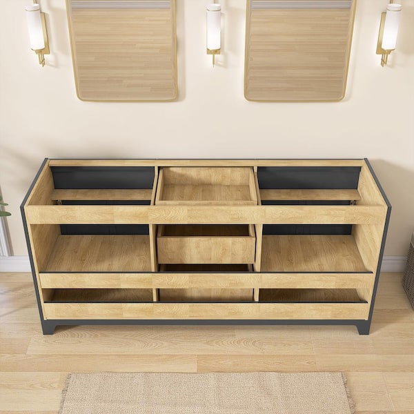 Getpro 72 in. W x 21.5 in. D x 33.5 in. H Bath Vanity Cabinet