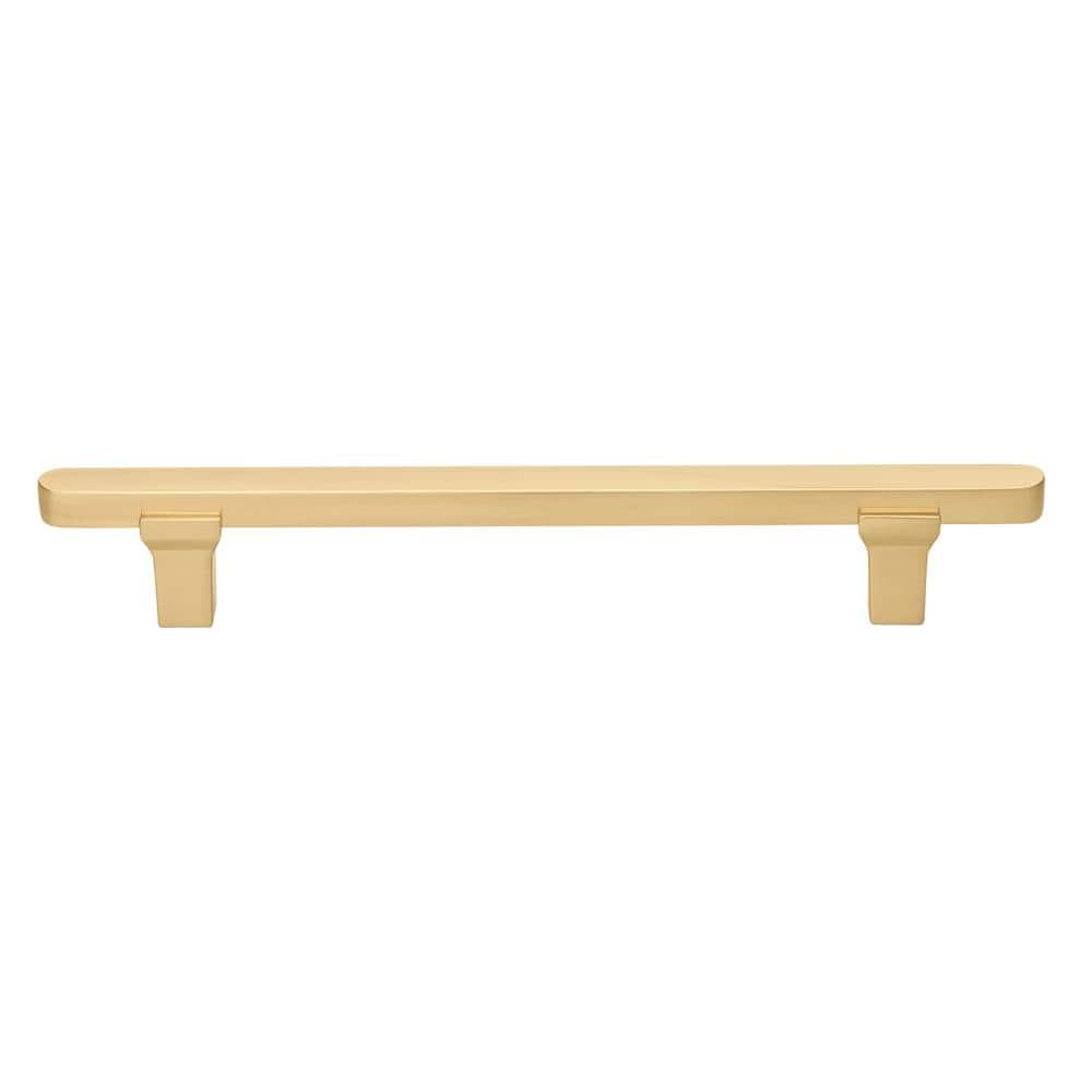 5 in. (128 mm) Center-to-Center Champagne Gold Flat Bar Pull (10-Pack ) price history on PriceWatchPro