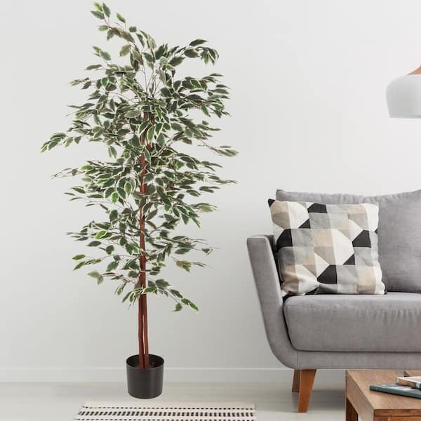 5 ft. Tall Artificial Topiary Ficus Tree