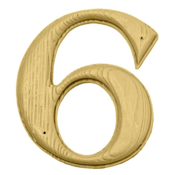 HY-KO 7 in. Simulated-Wood Number 6