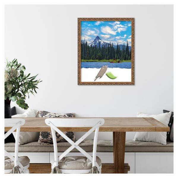 Amanti Art Antique Bronze Wood Picture Frame Opening Size 20 x 24