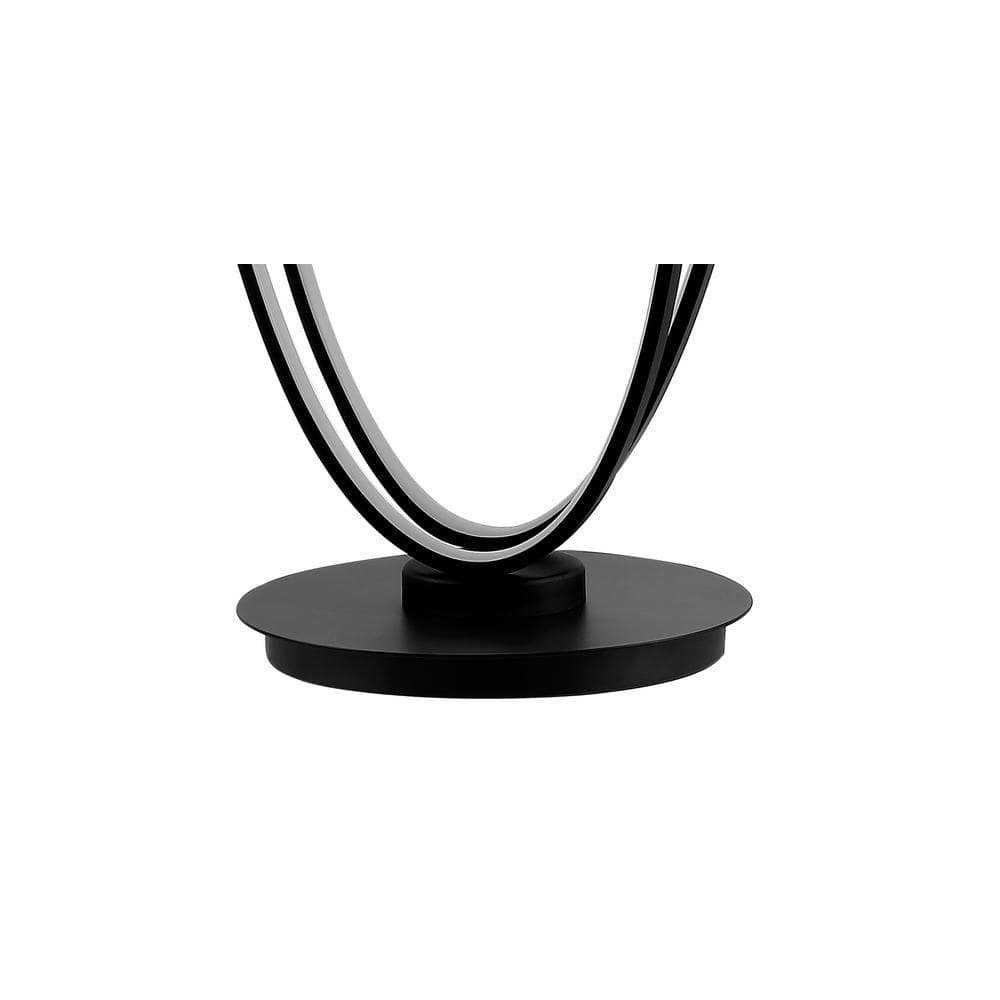 Black Arc Dimmable LED Floor Lamp