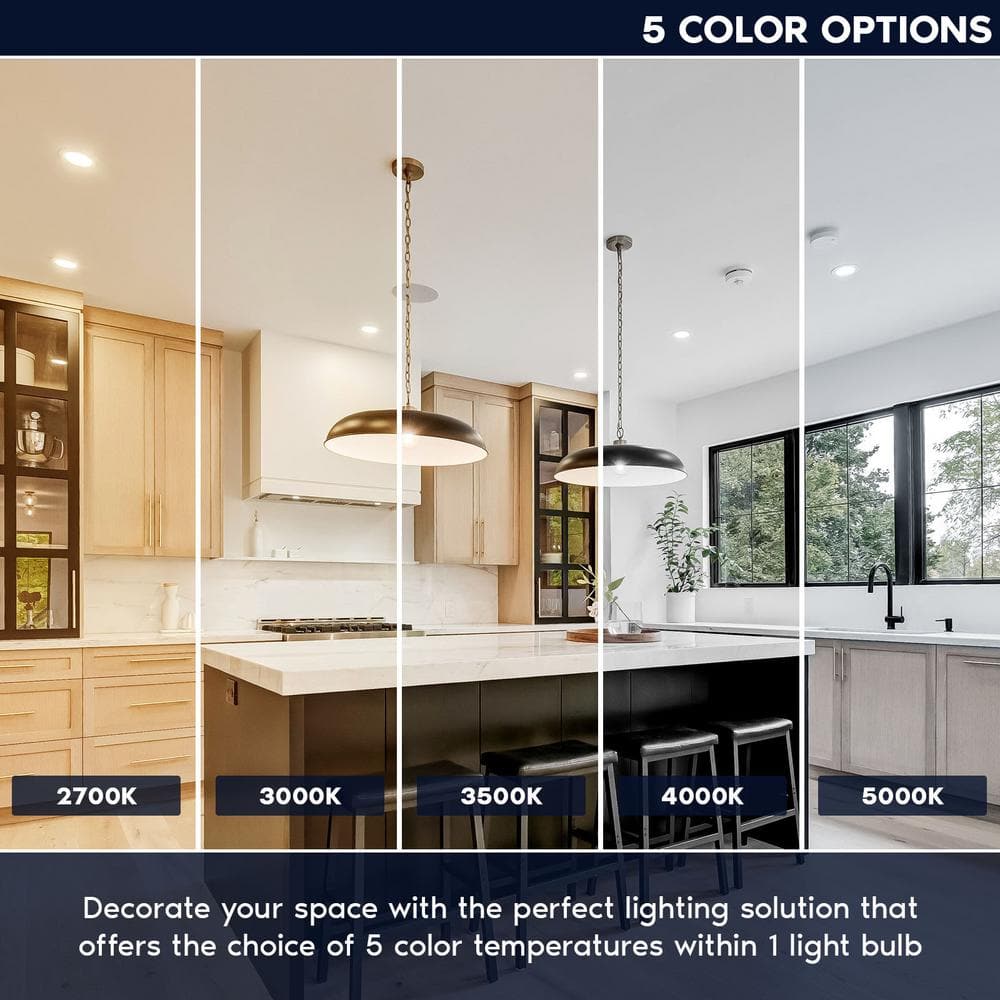 Luxrite Multi-Color Dimmable LED Flood Light Bulbs 4-Pack