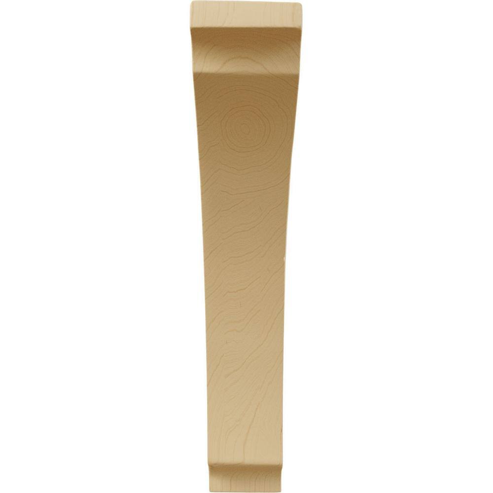 Small Alder Wood Thorton Bracket, 1.75"W x 6.5"D x 9"H